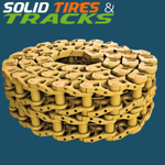 R41051, CA307 Sealed and Greased Track Chain Assembly with 33 Links